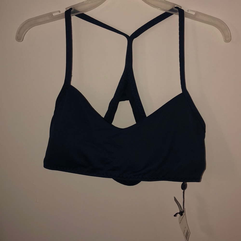New navy Blue Ralph Lauren Polo XL swim top bikini